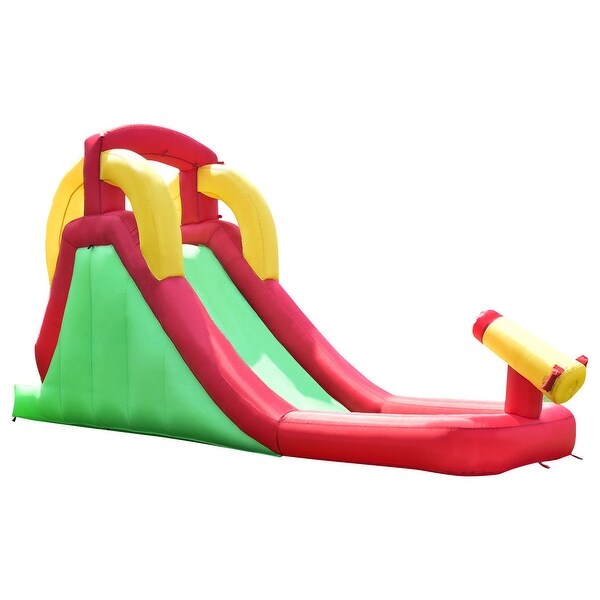Costway Inflatable Moonwalk Water Slide Bounce House Bouncer Kids - AS PIC. Opens flyout.