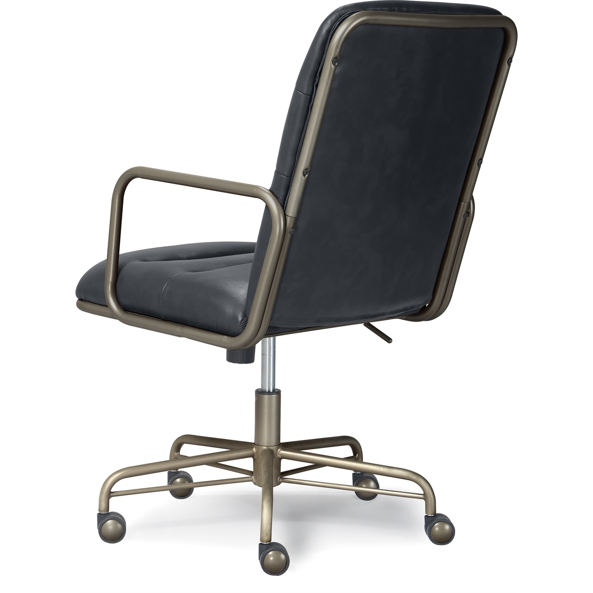 Cb2 leather desk 2025 chair
