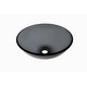 preview thumbnail 6 of 6, Miseno Circular 16-1/2" Tempered Glass Vessel Bathroom Sink