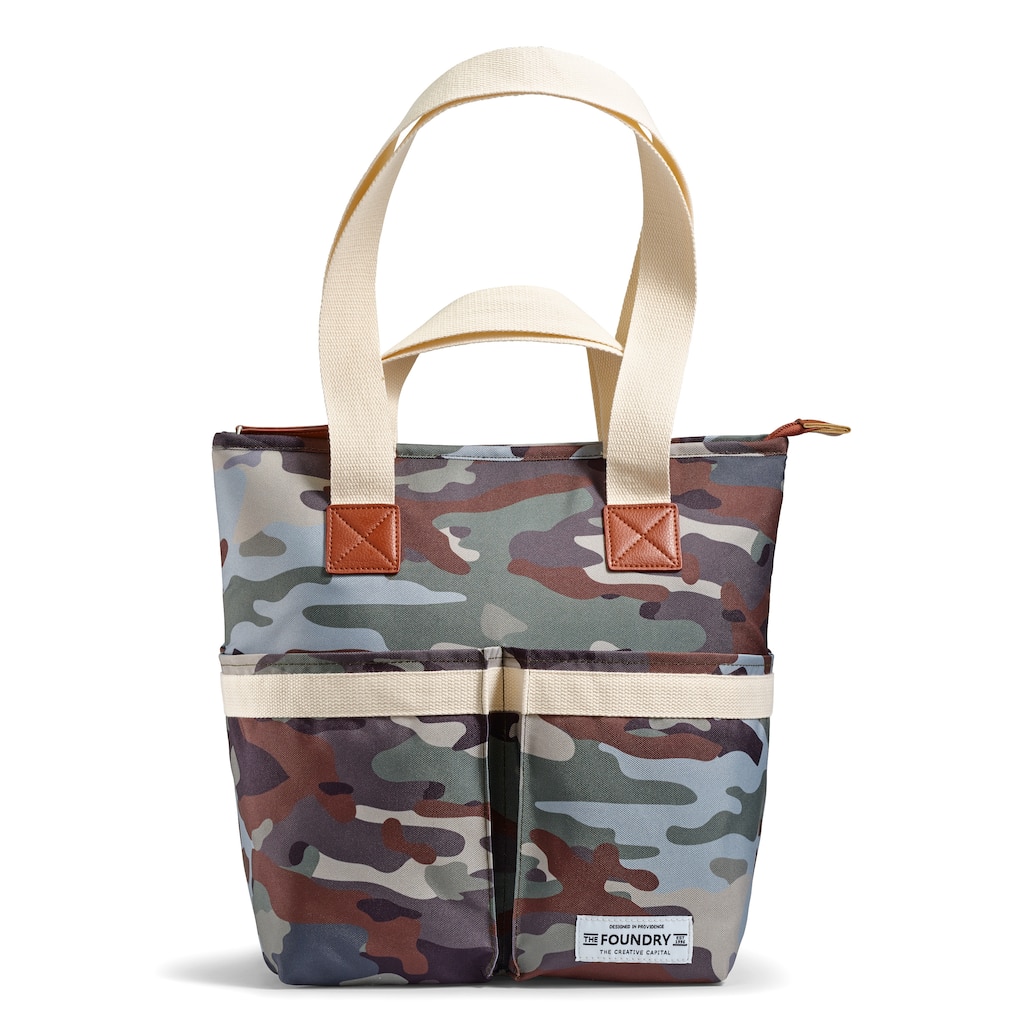 Fit & Fresh Foundry 16 Can Cooler Tote, Wine Cooler - Camo