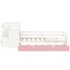 preview thumbnail 15 of 25, Twin Size Wood Platform Bed with Sample Bookshelf and Movable Wardrobe, Multifunctional Bed with Built-in Trundle Bed, White