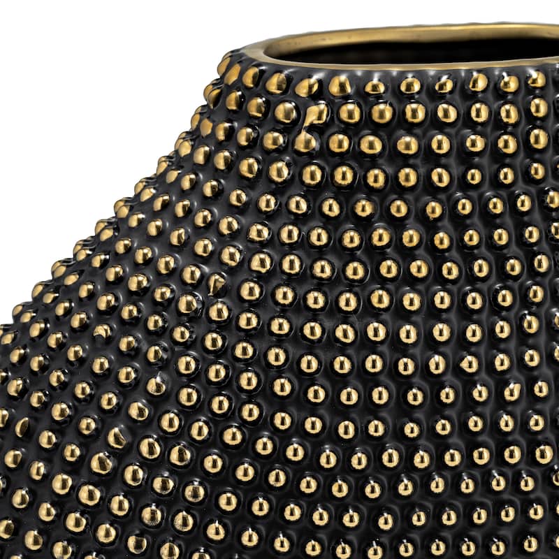 Sagebrook Home Contenporary Ceramic Beaded Vase