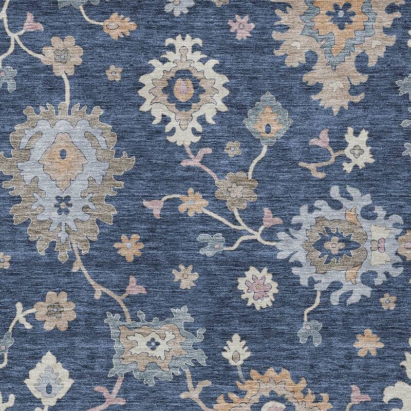HomeRoots Floral Transitional Rectangle Outdoor Rug