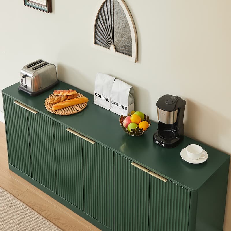 modern wavy sideboard