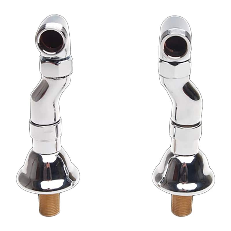 Pair Clawfoot Tub Adjustable Supply Couplers Deck Mount Renovators Supply