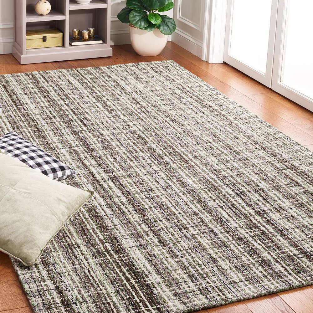 SAFAVIEH Handmade Abstract Crystelle Modern Wool Rug