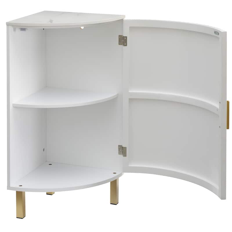 Lifestorey Dorion Corner Channel Front Cabinet