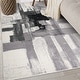 preview thumbnail 40 of 60, World Rug Gallery Modern Abstract Art Area Rug