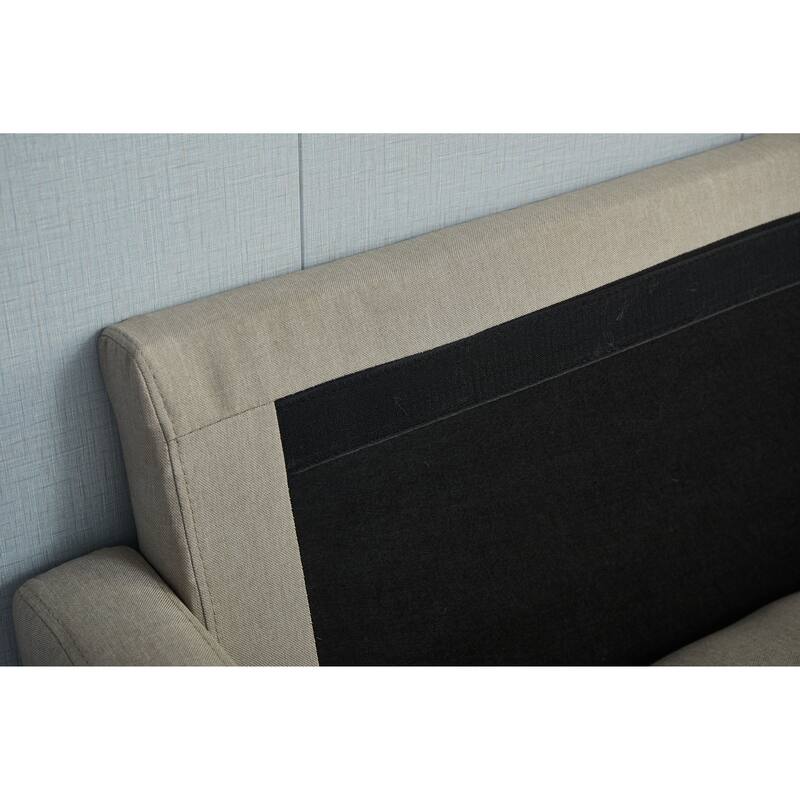 Adelaide 70'' Linen Square Arm Sofa