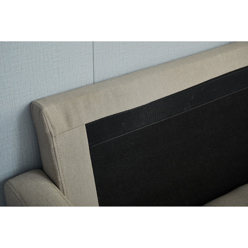 Linen 2 Piece Loveseat and Sofa Living Room Set