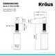 preview thumbnail 21 of 65, Kraus Kitchen Soap Dispenser