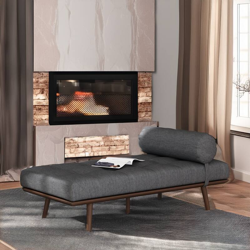 Modern chaise lounge - Charcoal