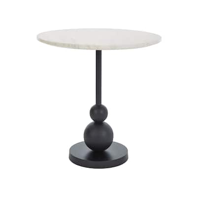 Renwil Corrine Aluminum Side Table, Matte Black