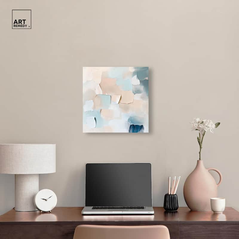 Celadon Haze I Canvas by Art Remedy, Gallery Wrapped