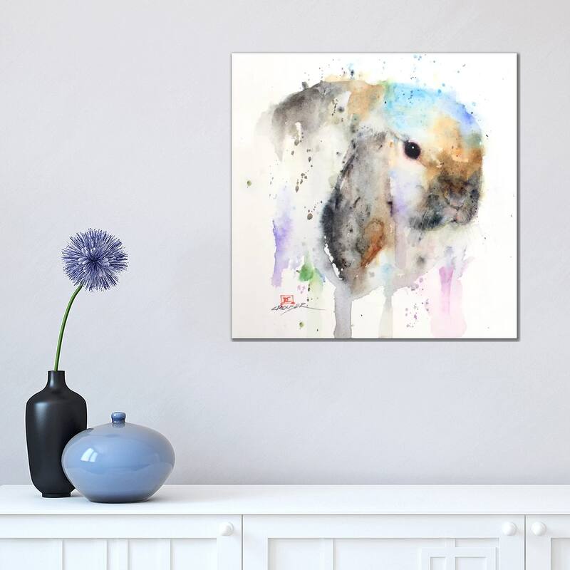 iCanvas "Rabbit" by Dean Crouser Canvas Print - 18x18x1.5
