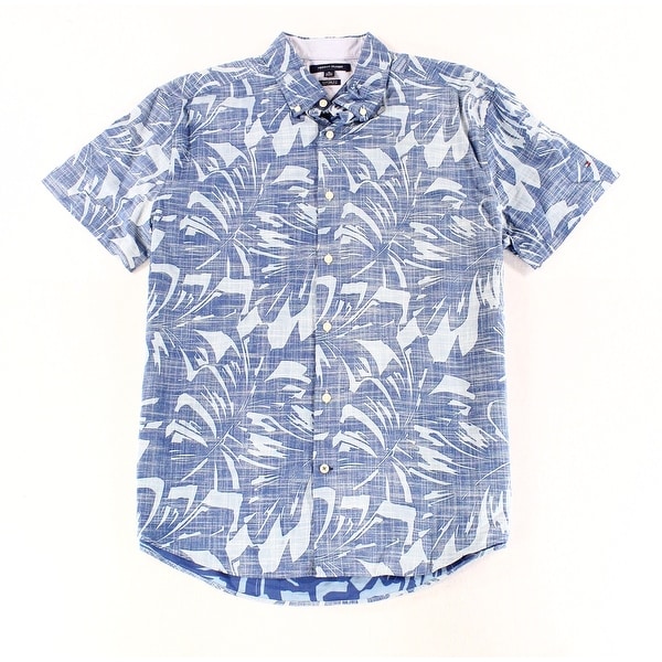leaf print shirt