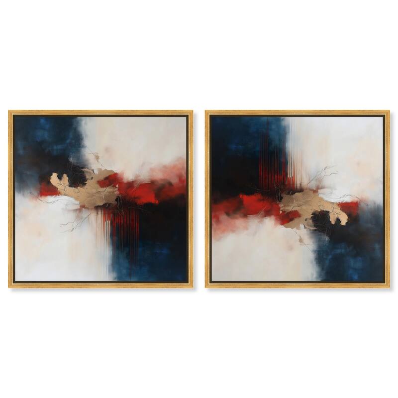 Sneakers and Laces Canvas by Art Remedy - 24" x 24" - Black