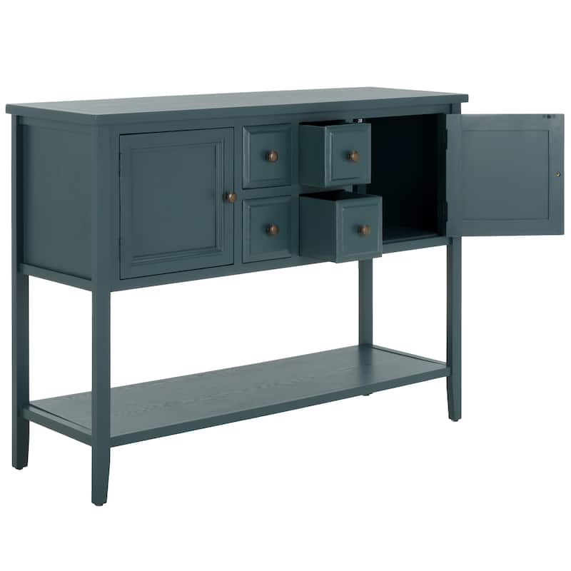 SAFAVIEH Milenija Oak Finish Storage Sideboard - 45.7" x 15" x 34" - 17Wx48Dx22H