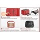 preview thumbnail 8 of 11, GTS4E 4-Slice Toaster Oven With Chromed Dials Control