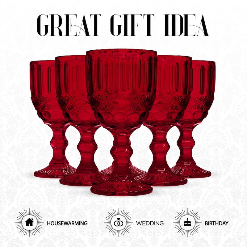Elle Decor Set of 6 Goblets - 8.4 oz