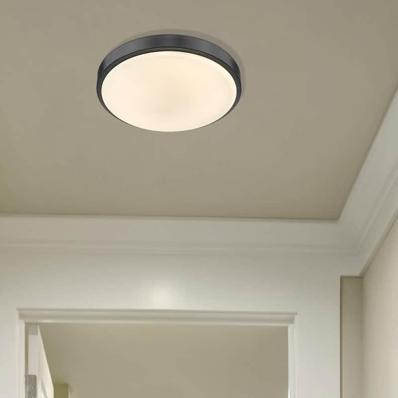 Gabi 13" Wide LED Flush Mount with Opal Glass