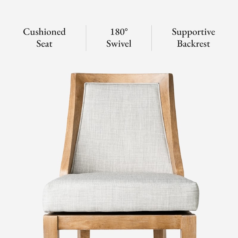 Maven Lane Vienna Swivel Kitchen Stool