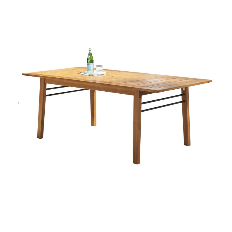 Carlton Honey Wood Patio Wood Dining table