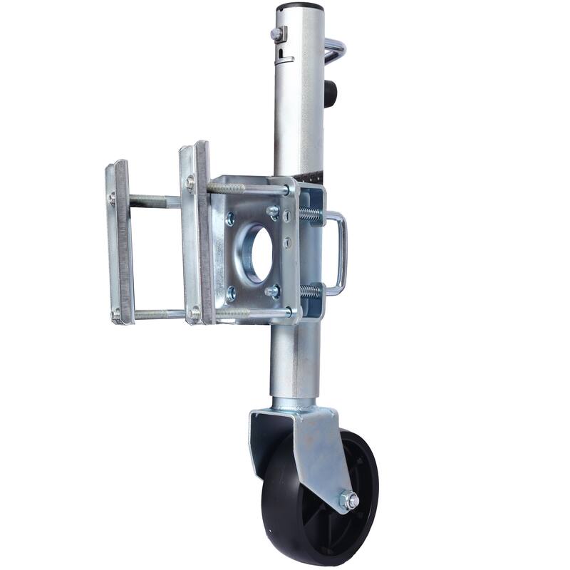 Trailer Jack, Boat Trailer Jack 32.8 in, Bolt-on Trailer Tongue Jack Weight Capacity 1000 lb, with PP Wheels and Handle