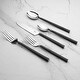 preview thumbnail 5 of 3, Inox Jason Design 20-piece Burnt Black Flatware Set