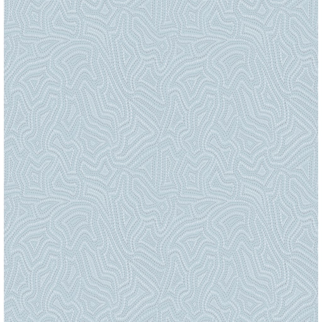 A-Street Prints Hollenback Light Blue Dotted Abstract Wallpaper