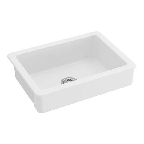 Farmhouse/Apron Front Ceramic Kitchen Sink White