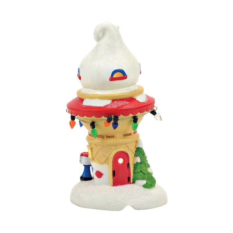 Department 56 North Pole Series Santa's DQ Cone House Lighted Building - 4054968