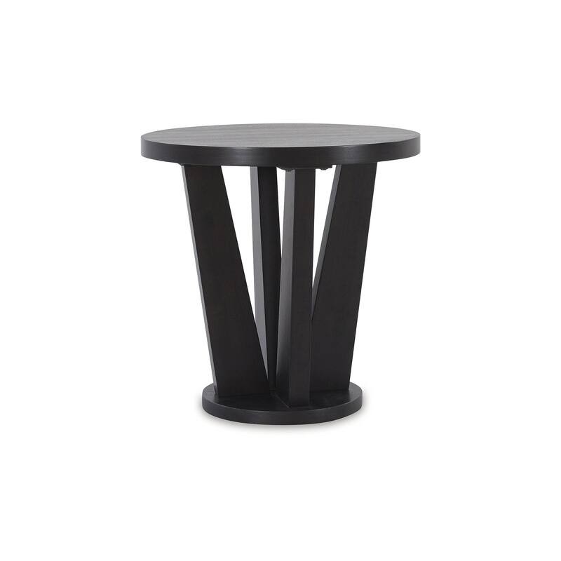 Signature Design by Ashley Chasinfield Dark Brown End Table - 24"W x 24"D x 23"H