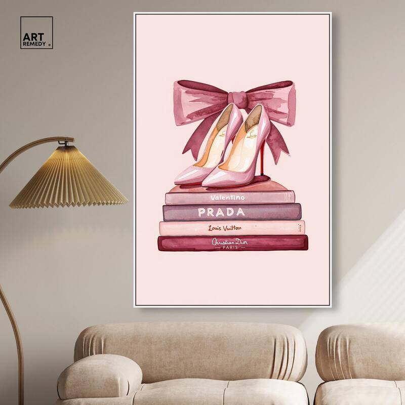 Stack of Fashion Canvas by Art Remedy