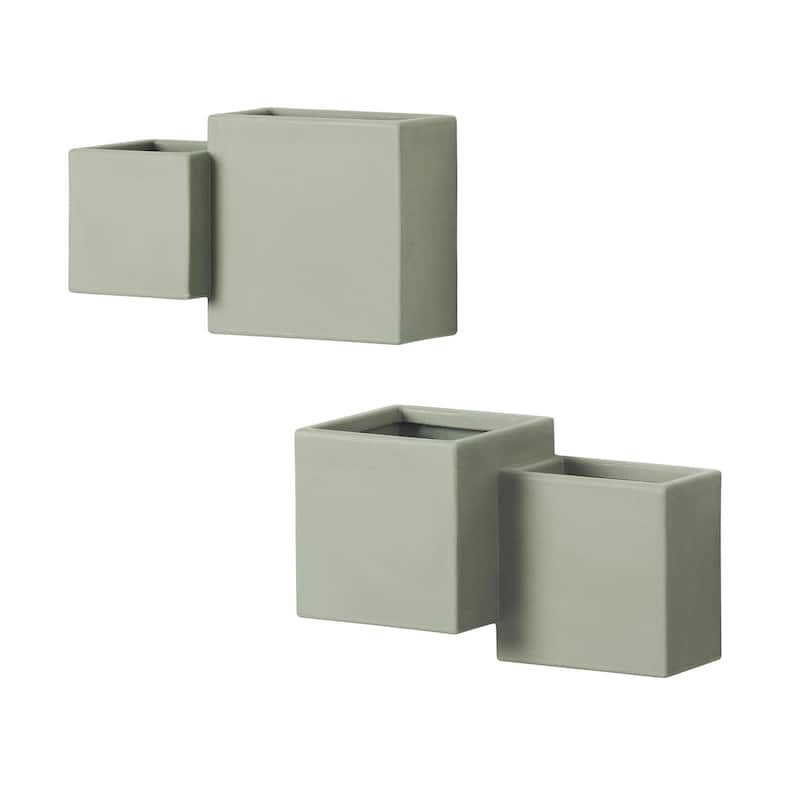 South Shore Dalya Outdoor Wall Planter - Set of 2