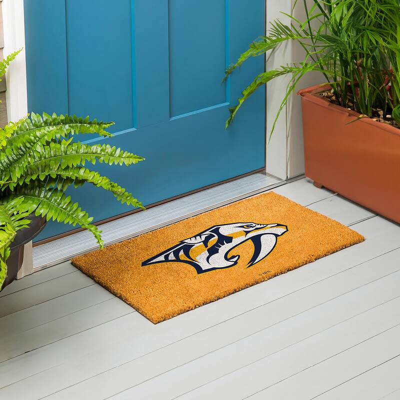 Nashville Predators Full Color Indoor/Outdoor Coir Mat - 28" x 16"