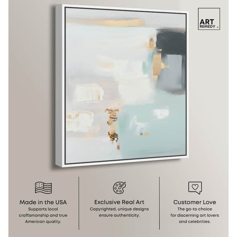 Misty Luxe I Canvas by Art Remedy
