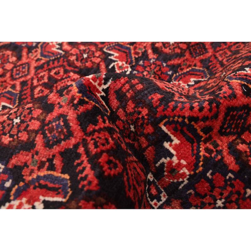 ECARPETGALLERY Hand-knotted Andelz Red Wool Rug - 2'8 x 12'6