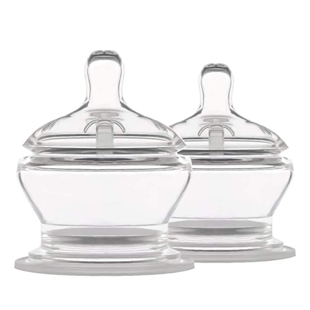 PopYum Baby Bottle Anti-Colic Nipples, 2 pack