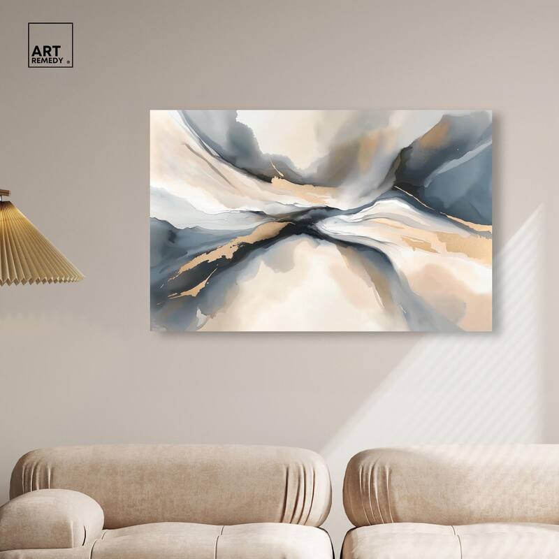 Dynamic Swirls I Canvas by Art Remedy, Gallery Wrapped
