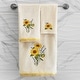 preview thumbnail 7 of 11, Authentic Hotel and Spa Turkish Cotton Girasol 3PC Embellished Bath and Hand Towel Set