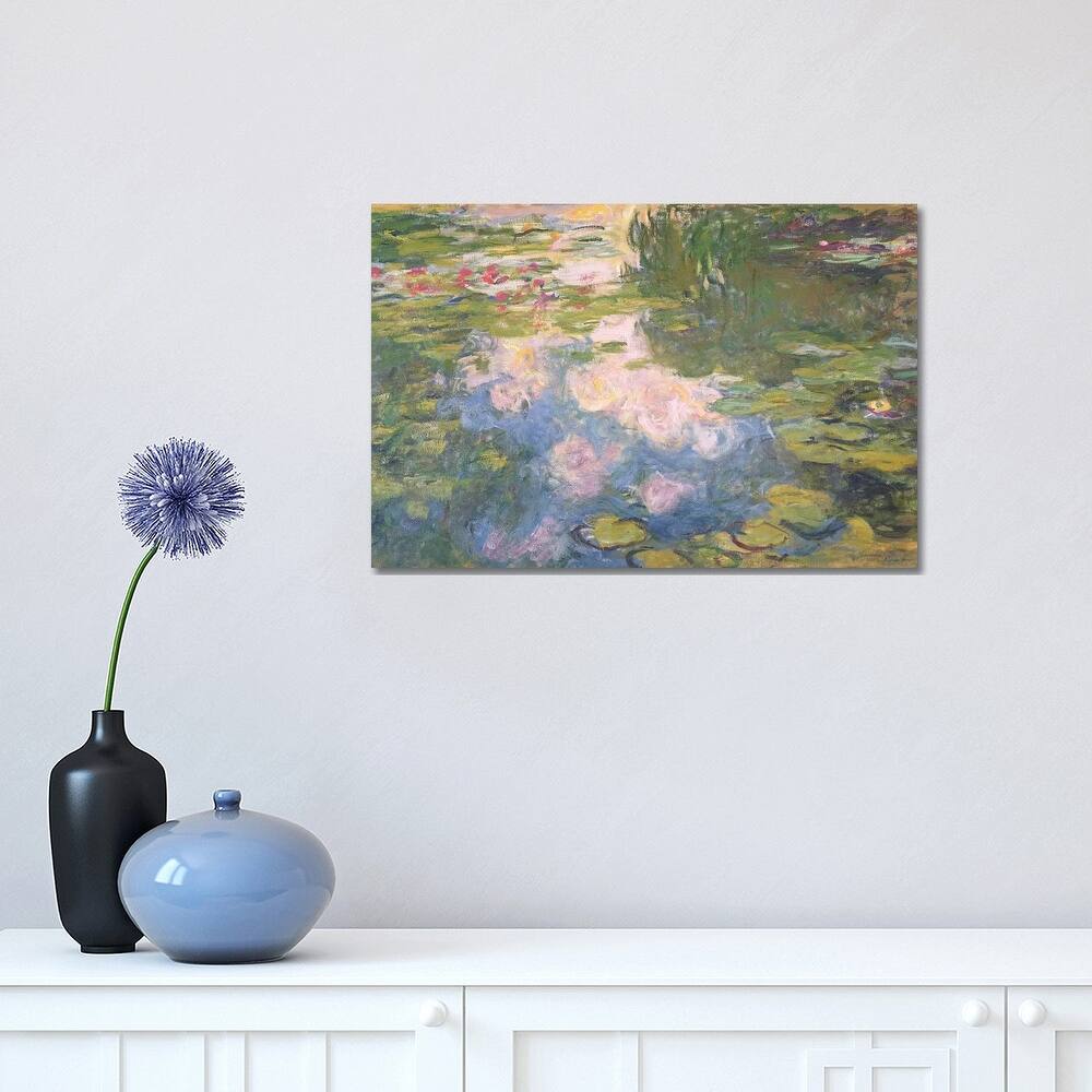 iCanvas "Nympheas, c.1919-22 " by Claude Monet Canvas Print
