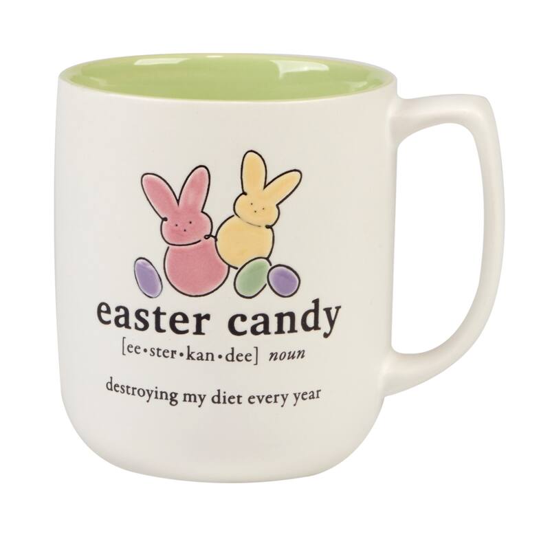 Certified International Easter Words 18 oz. Mugs, Set of 4