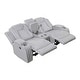 preview thumbnail 30 of 35, Brynda Corduroy 3-Piece Manual Double Reclining Sofa Sets