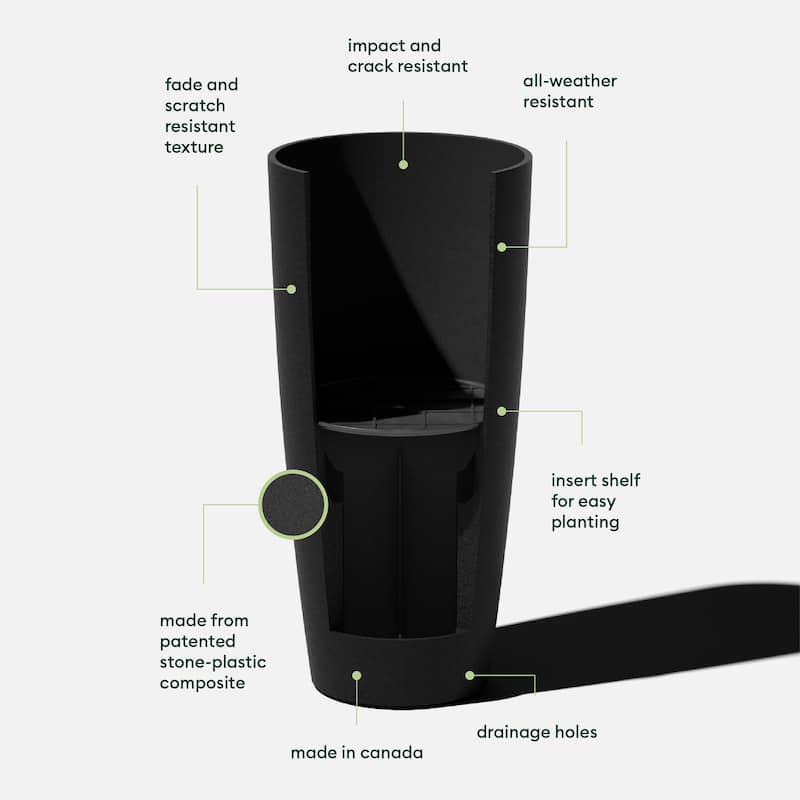 Veradek Mason Series Selena 28" Planter