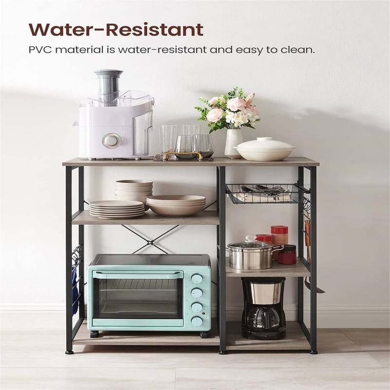 Baker's Rack - 15.7"D x 35.4"W x 33"H