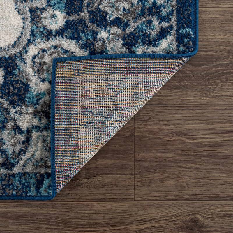 Hauteloom Istanbul Collection Vintage Oriental Traditional Medallion Area Rug