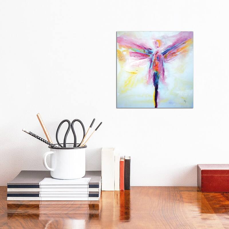 iCanvas "Raphael Angel" by Ivan Guaderrama Canvas Print - 12x12x0.75