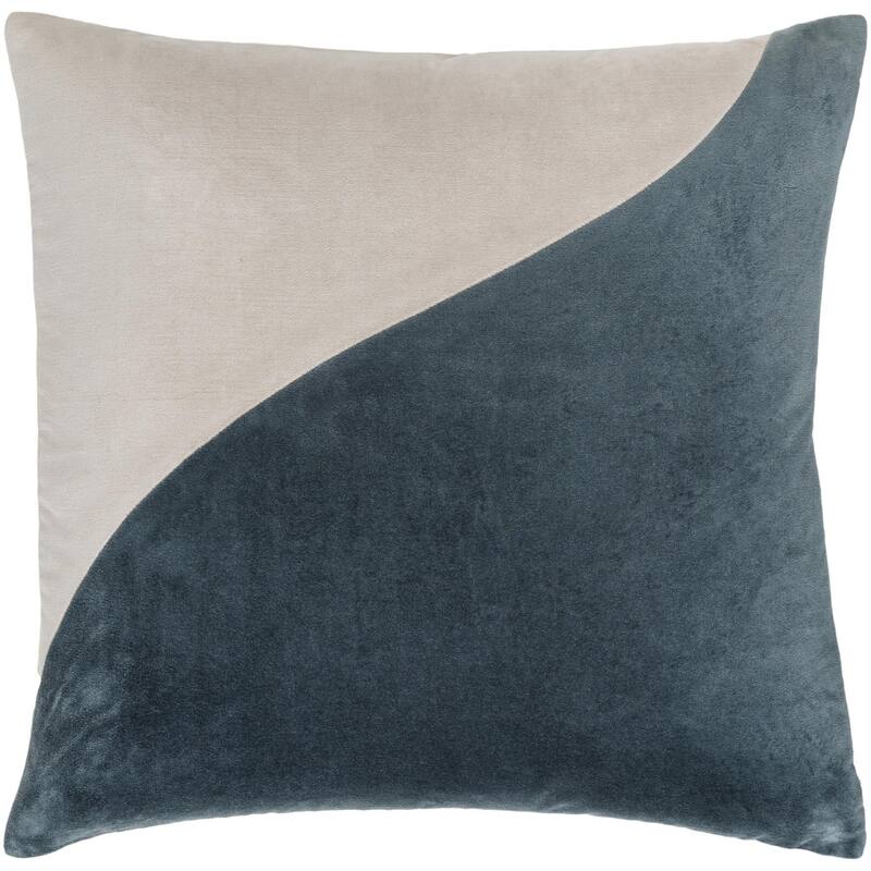 Artistic Weavers Deveron Cotton Velvet Wave Throw Pillow