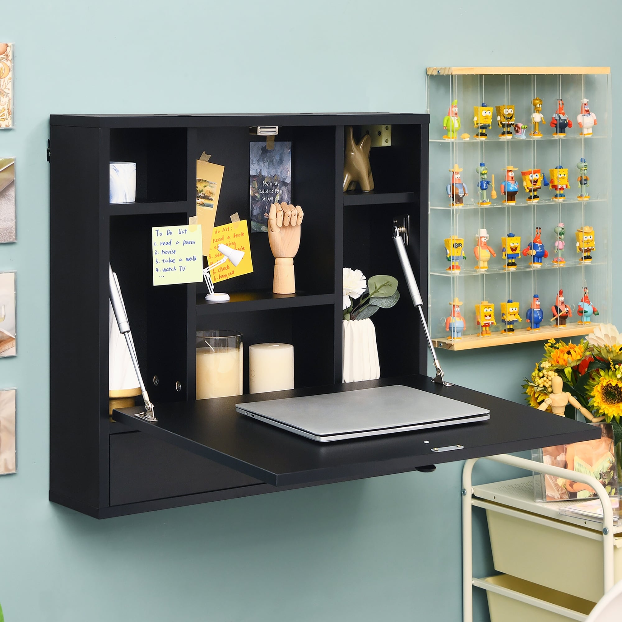Space saving deals floating desk